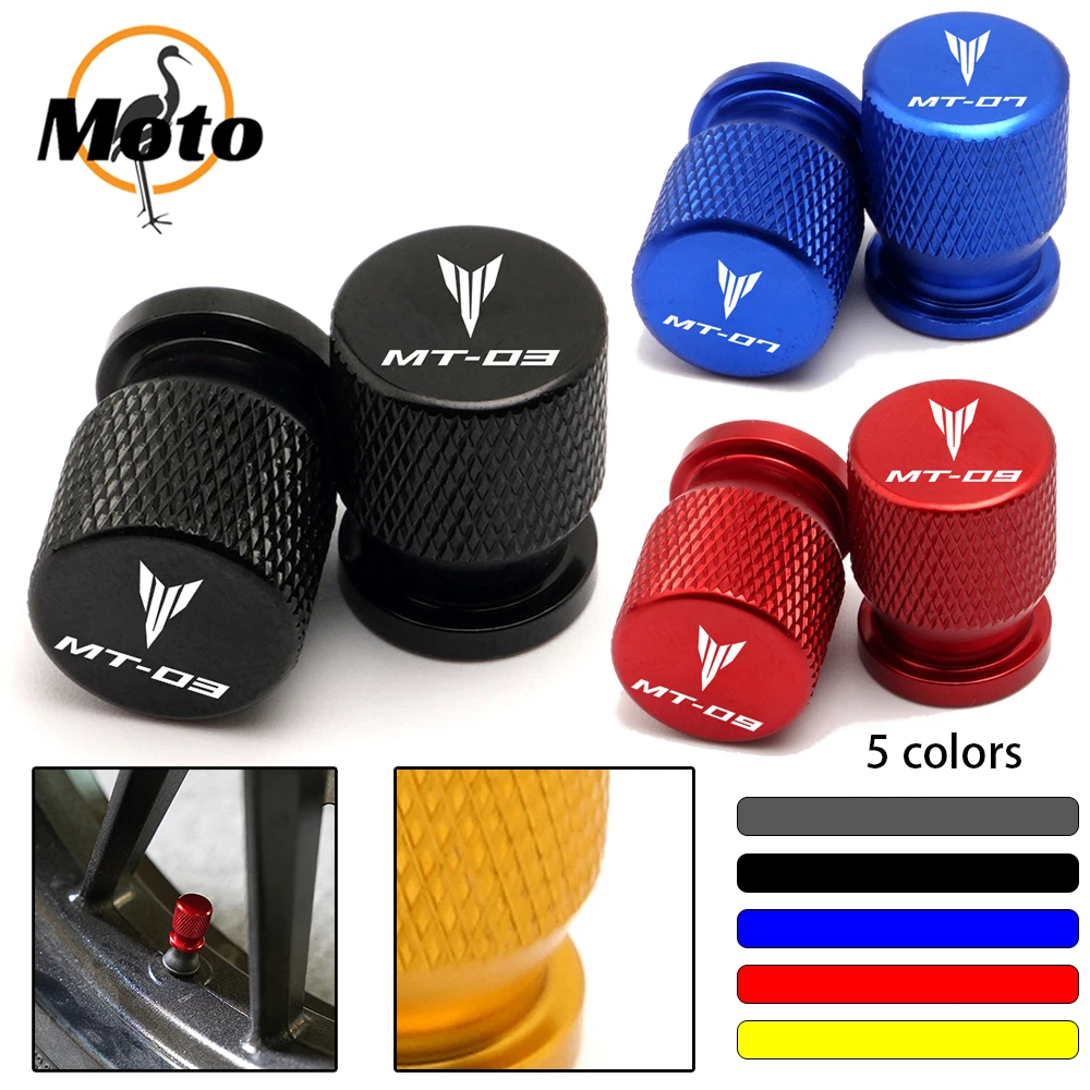 

For YAMAHA MT09 MT07 MT03 MT 09 07 03 MT-07 MT-09 High quality Motorcycle Aluminum CNC Accessoriestire valve valve stem cover
