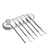 304 Stainless Steel Dental Tools Mouth Mirror Probe Tartar Protector Tartar Tools Dentist Tool Set Decalcification 5