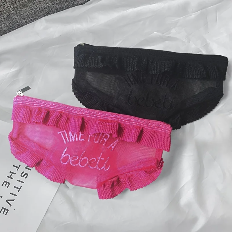 1PC New Sexy Lace Panties Makeup Bag for Cute Girls and Adorable Makeup Bag for Cute Storage 3