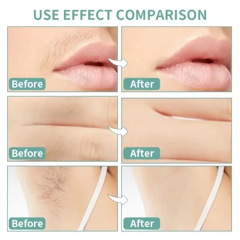 Facial hair removal wax strips 10PCS depilatory wax strips