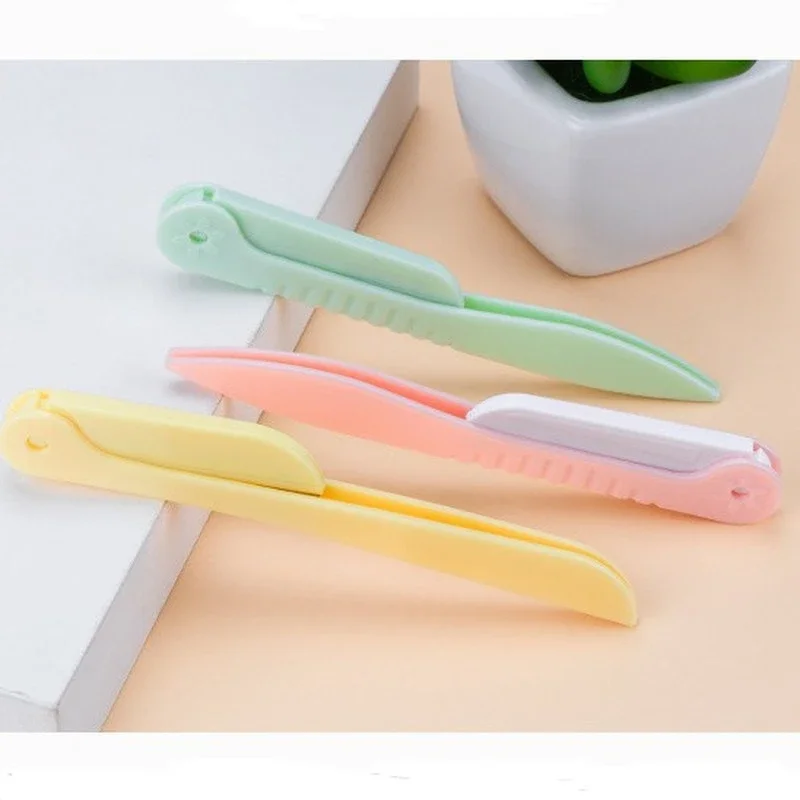 3Pcs Face Foldable Eyebrow Razor Sharp Portable Facial Razors Trimmer Blades Shaper Makeup Tools Set