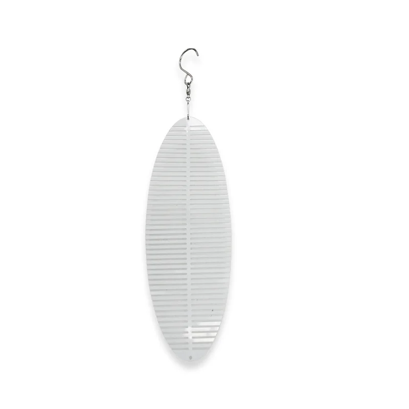 Kinetic Blank Sublimation Wind Spinner 3D Spiral Windchime Chime Sculpture Hanging Outdoor Indoor Garden Decor 10X25cm 3