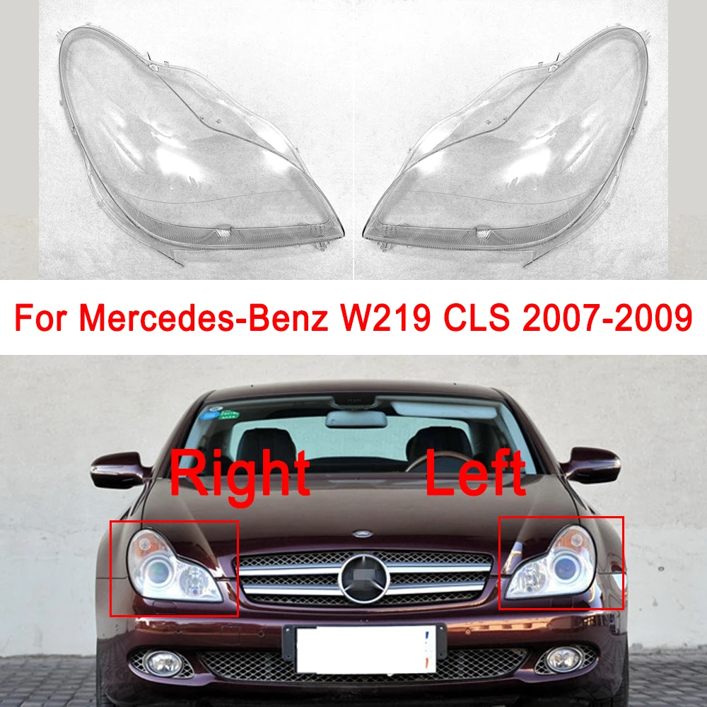 Car Headlight Glass Cover Left/Right Headlamp Shell Car
