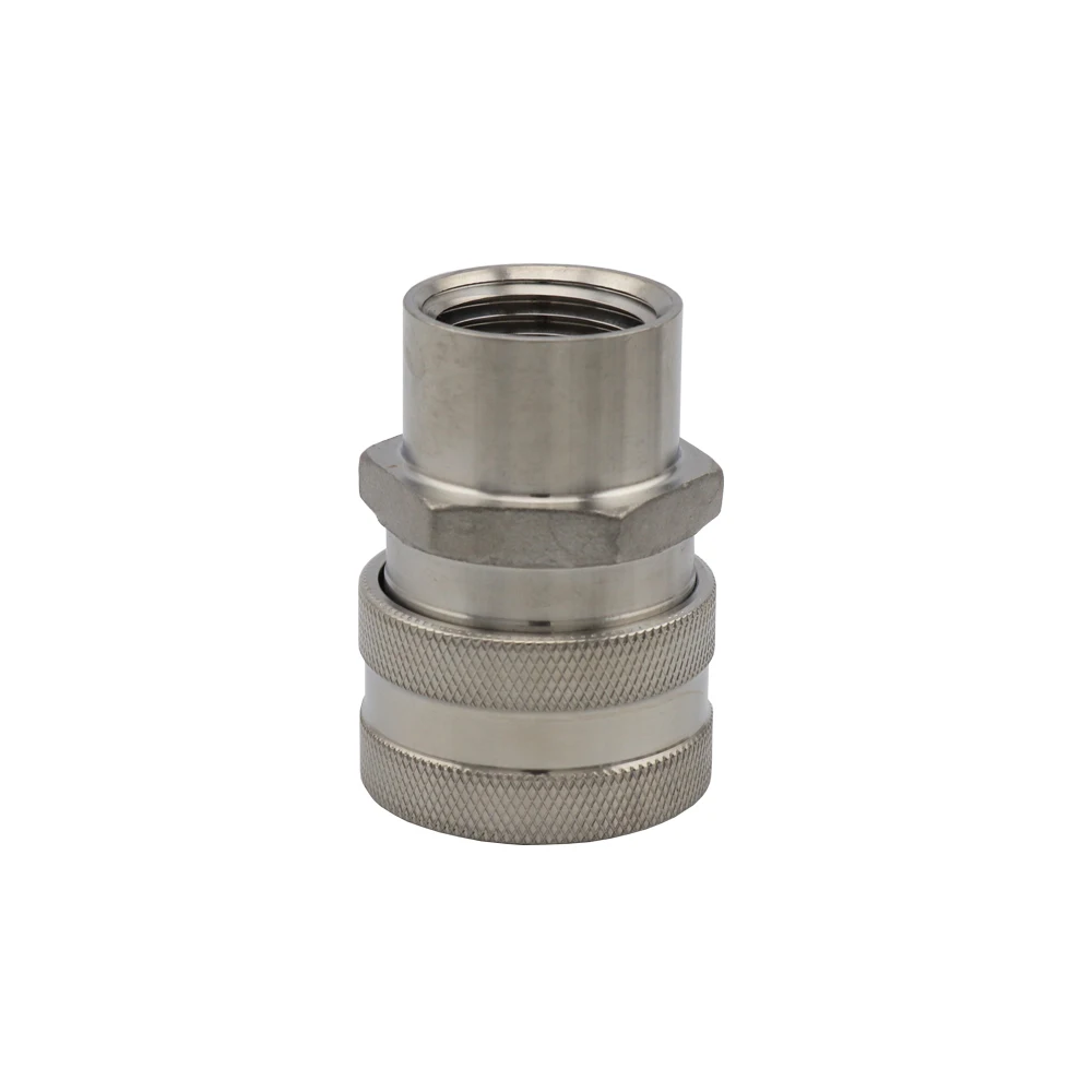 Stainless Steel Homebrew Beer Quick Disconnect Set 1/2" Barb 1/2" NPT