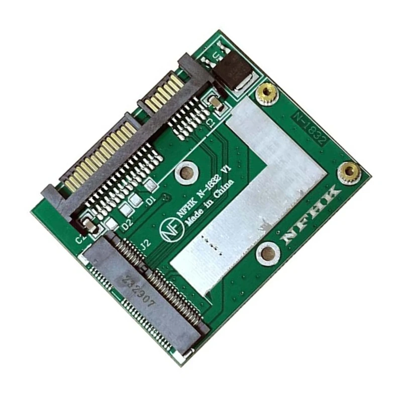 노트북 미니 PCIE SSD 확장 카드 mSATA SSD 2.5인치 SATA3 변환 어댑터
