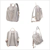 Bag for Woman Aesthetic Backpack Fashion Design Girl Bags Pleated Fabric Drawstring Cute Thin Back Pack Foldable Light Schoolbag 3