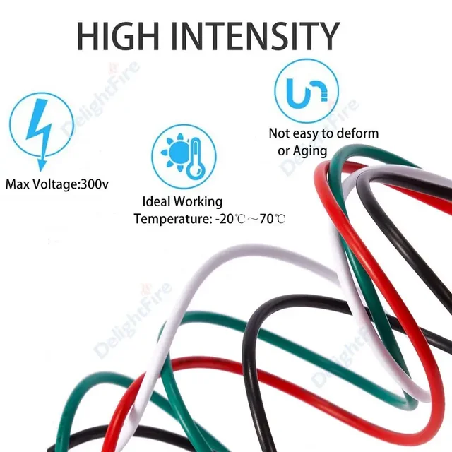 Copper Wire PVC Single-core 1m/5m 22AWG 20AWG 18AWG Flexible RV Home Improvement Extension Power Cable For lamp Battery Clamp - Image 4