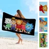 Daniel-Tigers Stop Towel Microfiber Beach Towel Absorbent Quick dry Soft Yoga Swimming Resort Mountain Climbing Towel 1