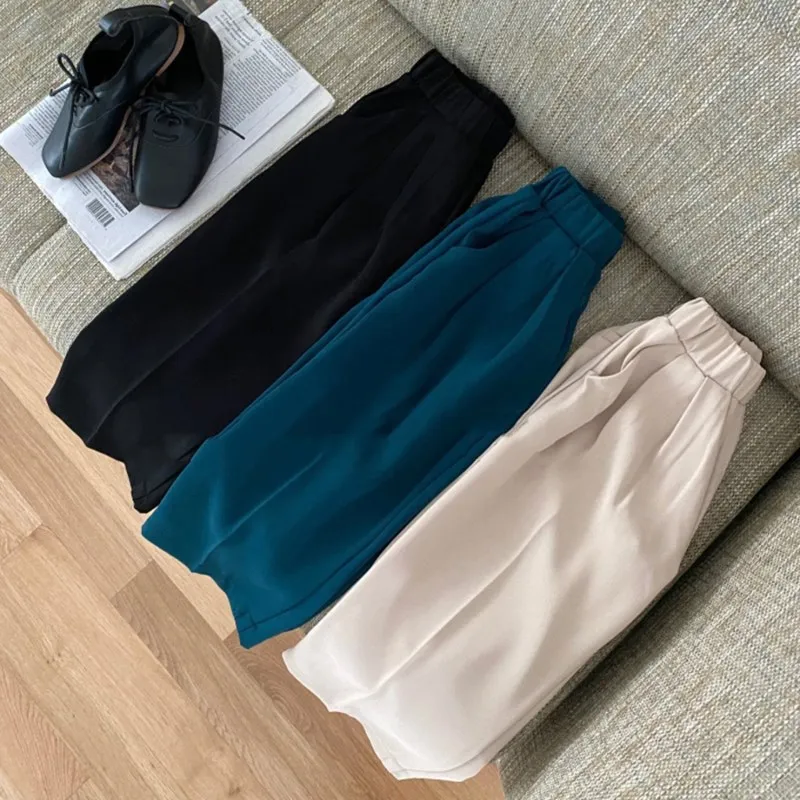 Spring Summer Girls Boys Causual Pant Baby Kids Children Comfortable Trousers