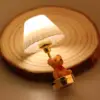 1:12 Dollhouse Table Lamp Scenery Supplies Micro Landscape Furniture Ornaments Metal Desk Light for Kitchen Dining Room Bedroom 3