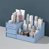 1PC White New Drawer Makeup Storage Box Dormitory Finishing Plastic Shelf Cosmetics Skin Care Dressing Table Desktop ﻿ 4