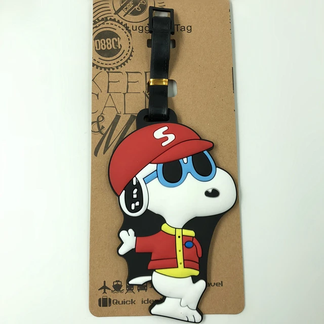 Snoopy Jongens En Meisjes Reizen Instapkaart Bagagelabel Vliegtuig Reizen  Leuke Cartoon Bagage Identificatie Kleine Hanger - AliExpress