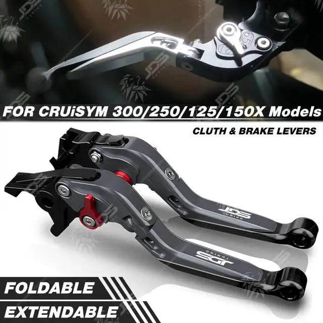 For SYM CRUiSYM 300/250/125/150X Clutch Lever Brake Lever Set Foldable Adjustable Handle Levers Motorcycle Accessories Parts