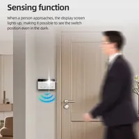 1 2 3 4 Gang Zigbee Smart DIY Name Switch Horizontal Display Screen Zemismart Wall Light Switch Work with Tuya Smart Life APP - Image 5