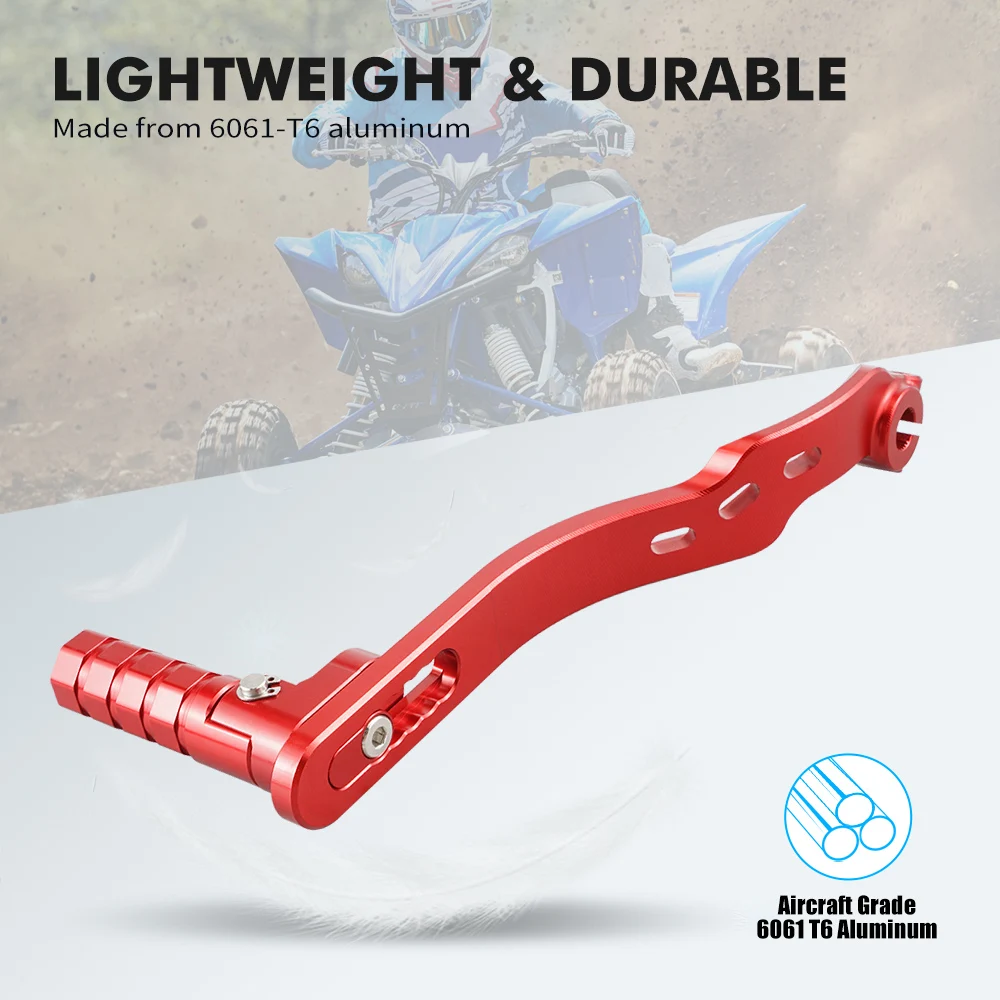 NiceCNC ATV für Yamaha Raptor 700 2006–2024, 700R Raptor 2011–2024, Schalthebel, Schaltstufe, Pedal, Billet-Aluminium, ATV-Zubehör – Detail 7