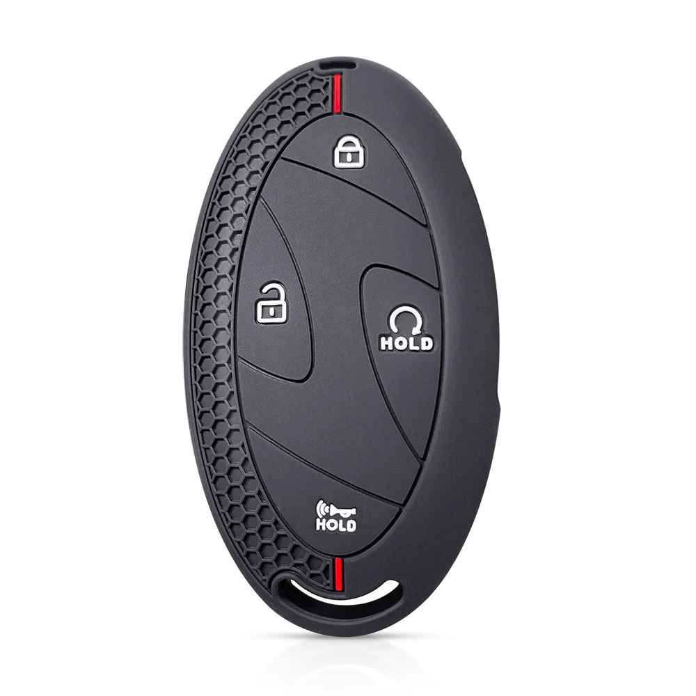 Premium Silicone Key Cover | Stylish Car Key Protector & Accessory with Chain