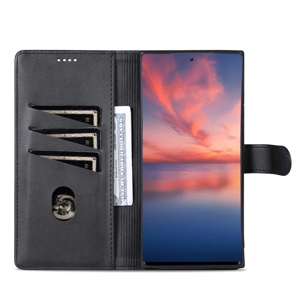 Premium Business Flip Leather Phone Case Cover