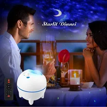 

Romantic Starry Sky Galaxy Projector Nightlight Child Blueteeth USB Music Player Star Night Light Colorful Projection Lamp Gifts