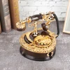 Creative Music Box Jewelry Storage Organizer European Style Classical Phone Shaped Music Boxes Home Decorative Ornaments 4