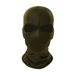 Enhanced Tactical Full Face Cover Balaclava Hat for Outdoor Sports - Sun and Winter Protection Ski Mask (Army green)