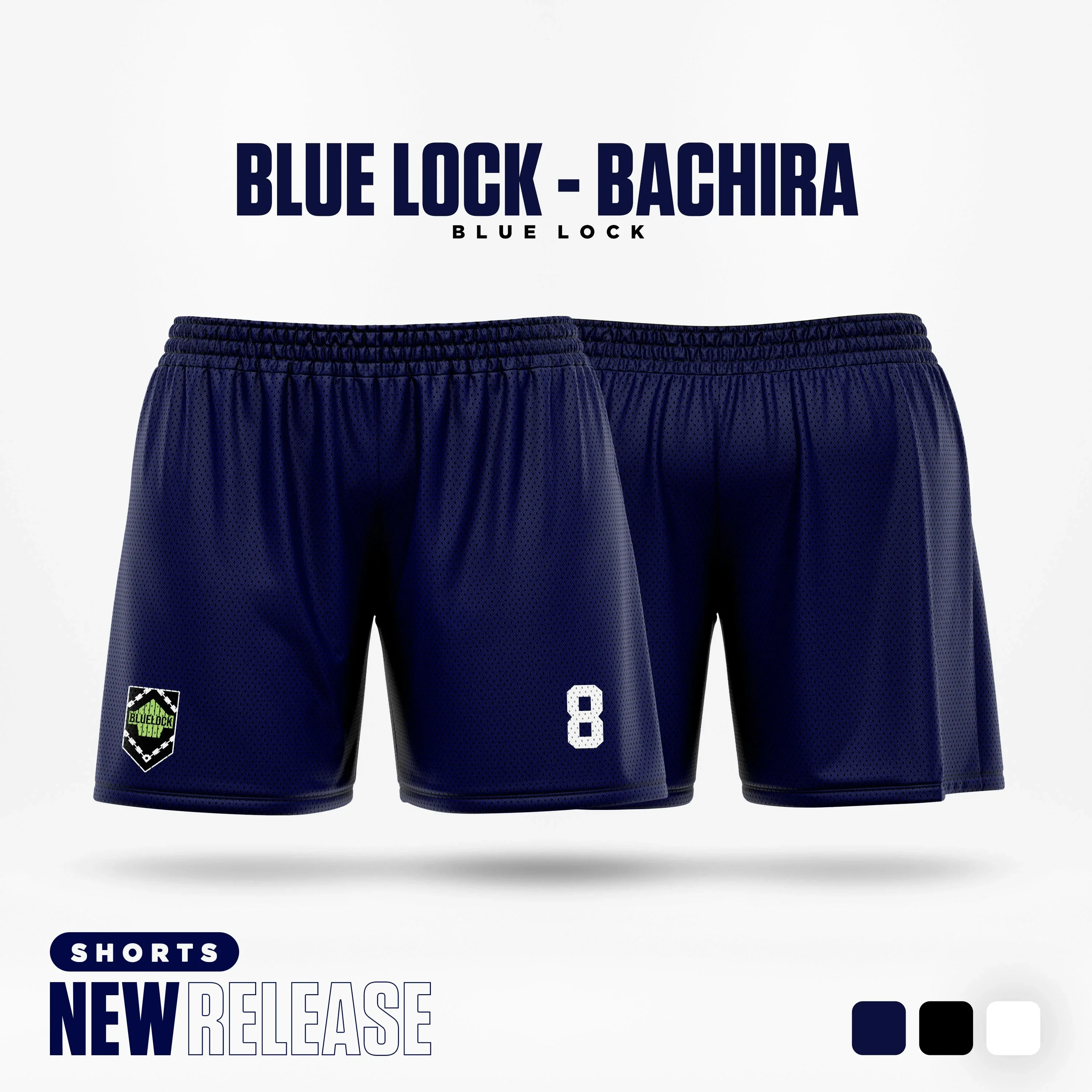 Blue Lock 10 Cartoon Anime Jersey Men Shorts Summer Quick-Drying Pants New Fashion Women Short Sport Children Unisex Bottom 5