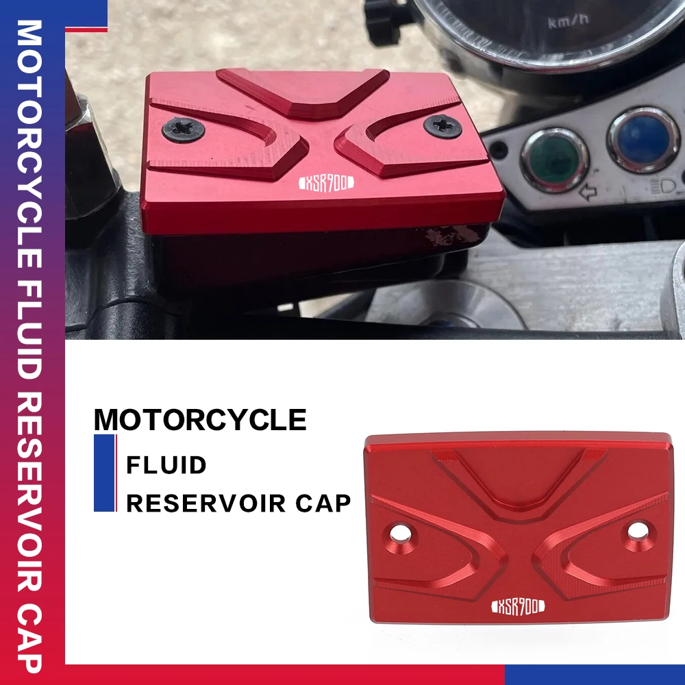 

XSR 900 Motorcycle Front Brake Fluid Reservoir Oil Cap Cover For Yamaha XSR900 2015 2016 2017 2018 2019 2020 2021 2022 2023