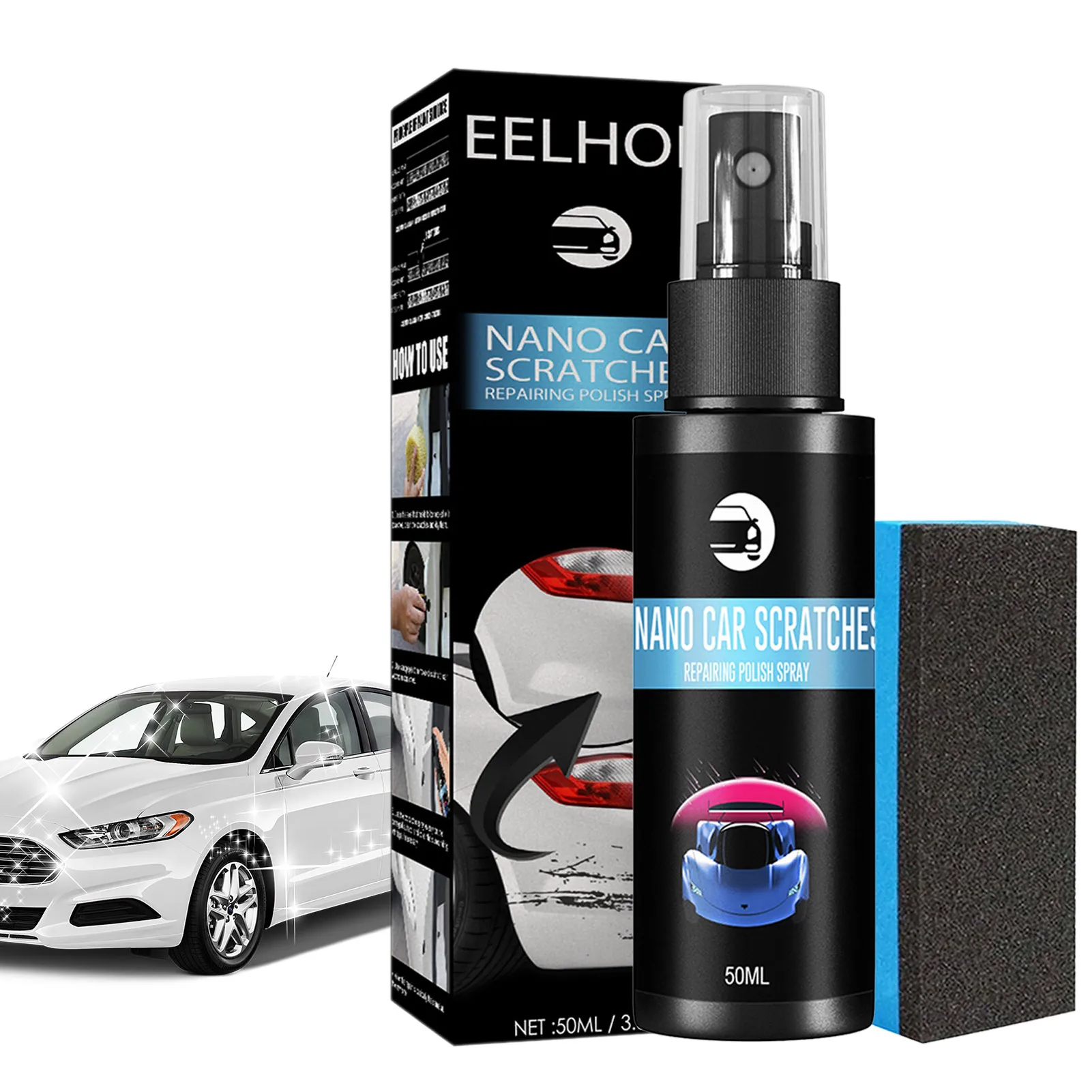 Nano Car Scratch Remover Car Polish & Paint Restorer Spray For Vehicles