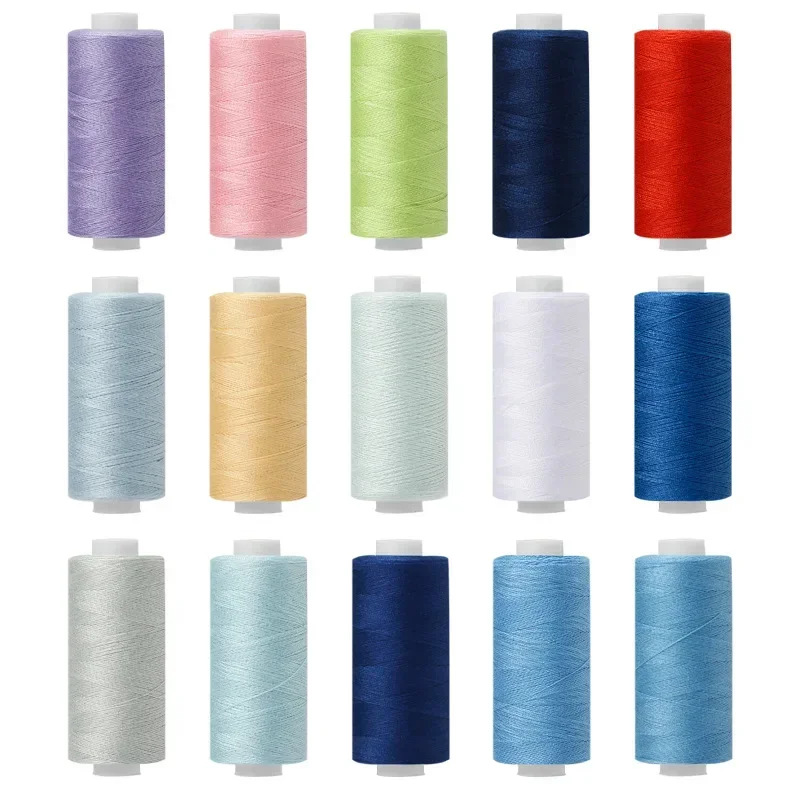Sewing Thread 10 Rolls / Set Polyester 402 400 Yards For Manual and Mechanical Use DIY