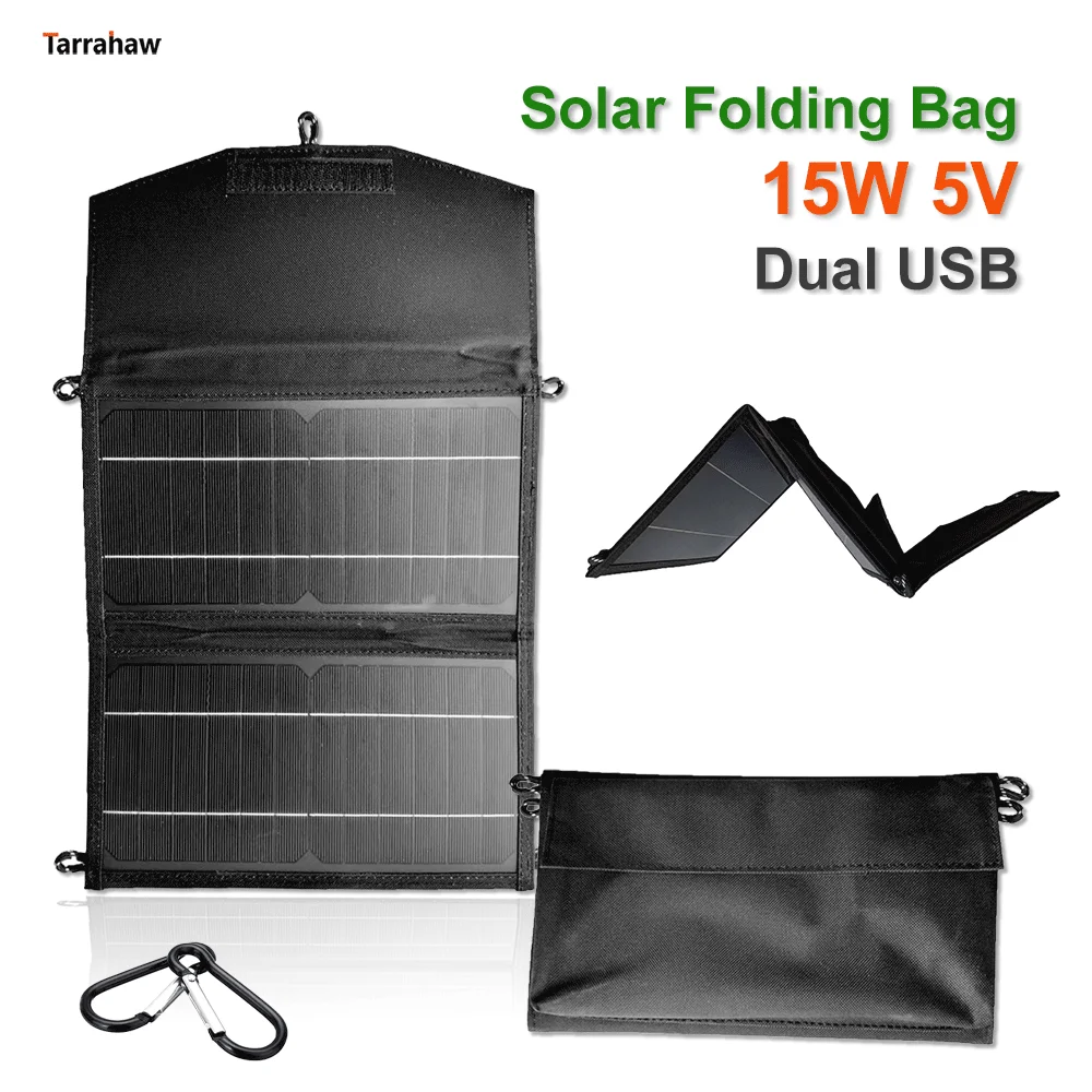travel ultralight folding chair super hard high load outdoor camping portable beach hiking picnic seat fishing tool fold chair 15W Folding Solar Panel 2 USB Charge Photovoltaic Plate Outdoor Power Portable Mobile Phone Monocrystalline PV Cells Fold Pack