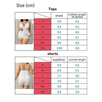 Ensemble nuisette en dentelle grande taille et short sexy, tenue de détente couleur unie, séduisante et charmante 6