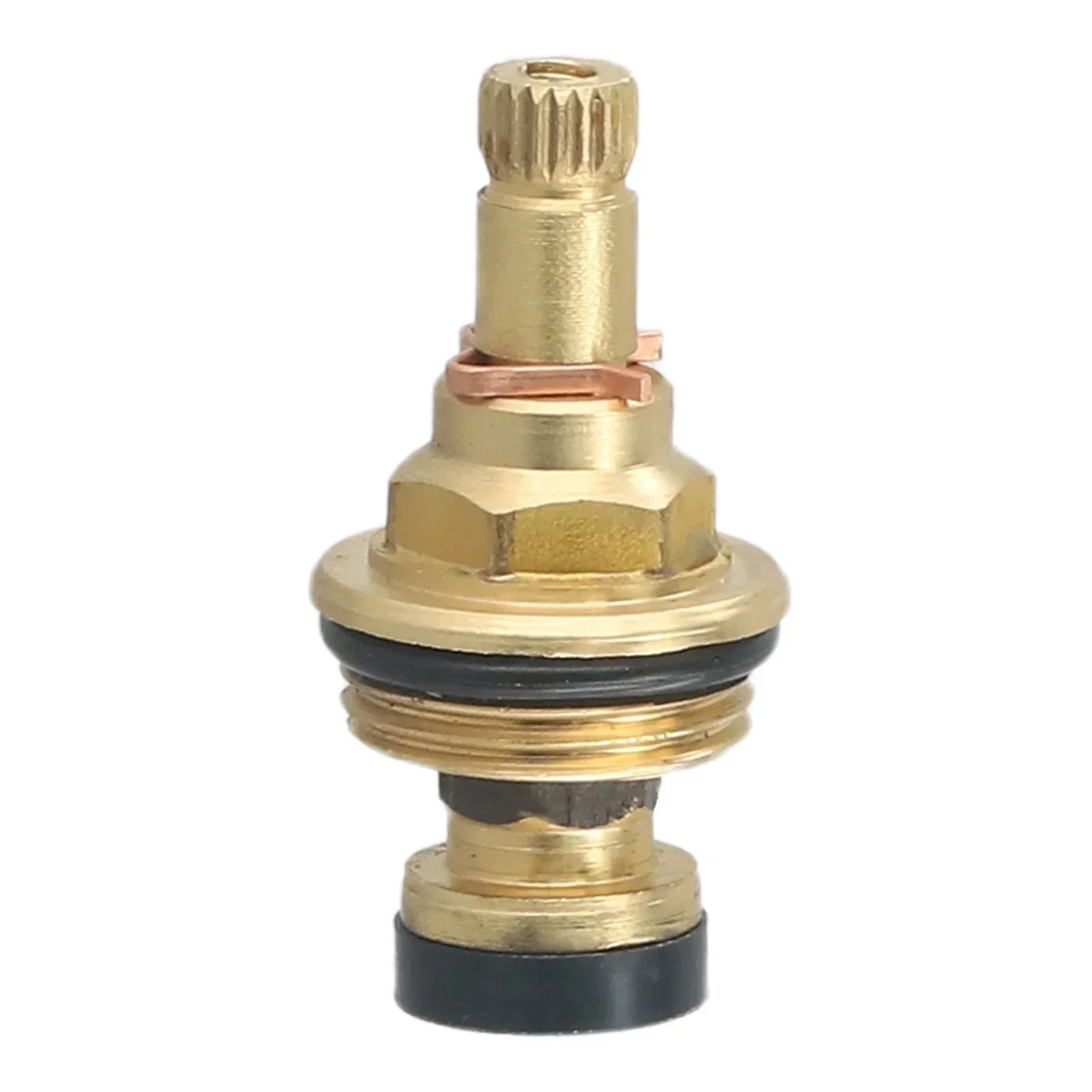 Brass Faucet Tap Valve Spool Faucet Cartridge Hot And Cold Water Spool G1/2 20Tooth Cartridge Valves Bathroom Accessory 1pc