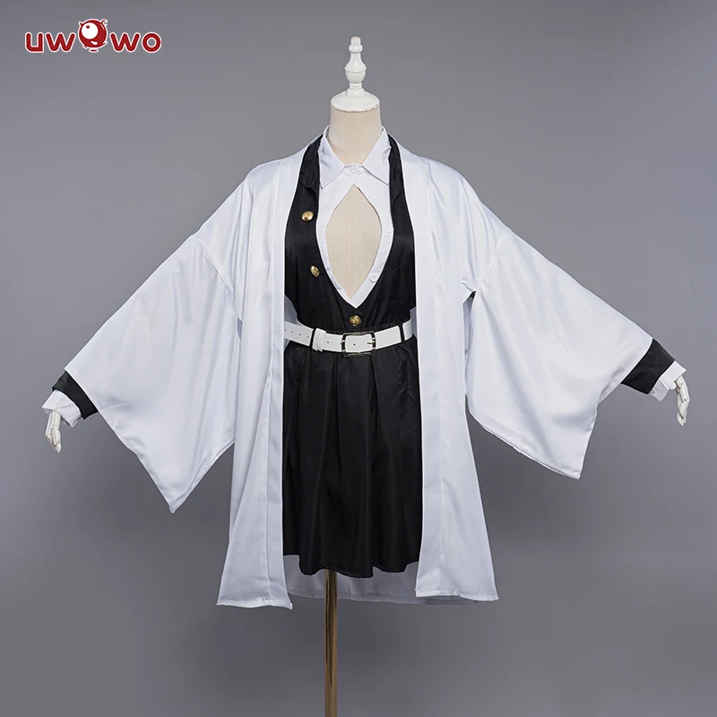 UWOWO Kanrojii Mitsuri Cosplay Costume Skirt Cloak Skirt Full Set Dress Role Play Halloween Costumes Outfit