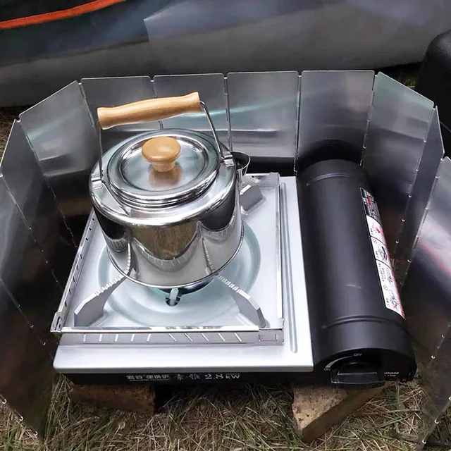 Folding Camping Stove Windshield 5