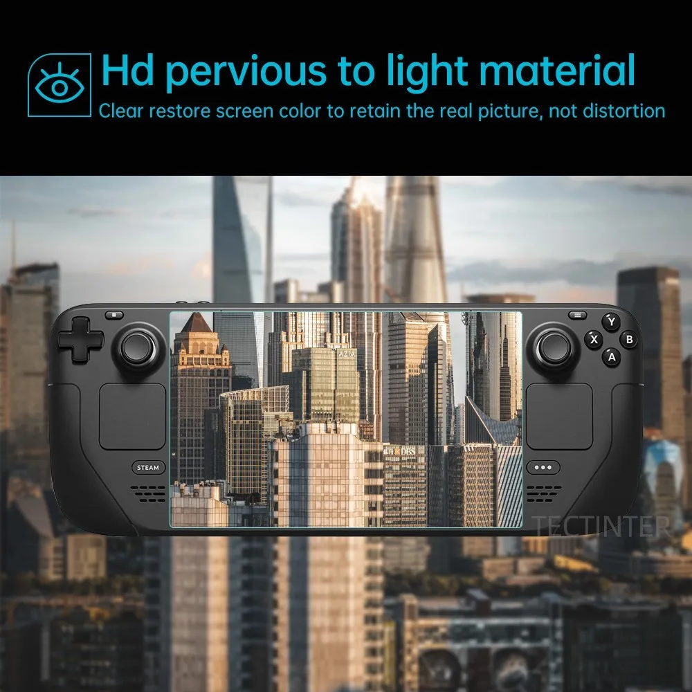 Screen Protector 9H Tempered Glass Anti-Scratch for Steam Deck