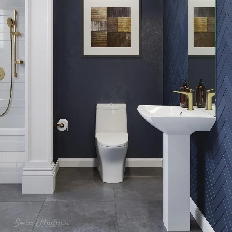 Well Made Forever SM-1T277, Sublime II One-Piece Round Toilet, 10" Rough-In 1.1/1.6 gpf 6