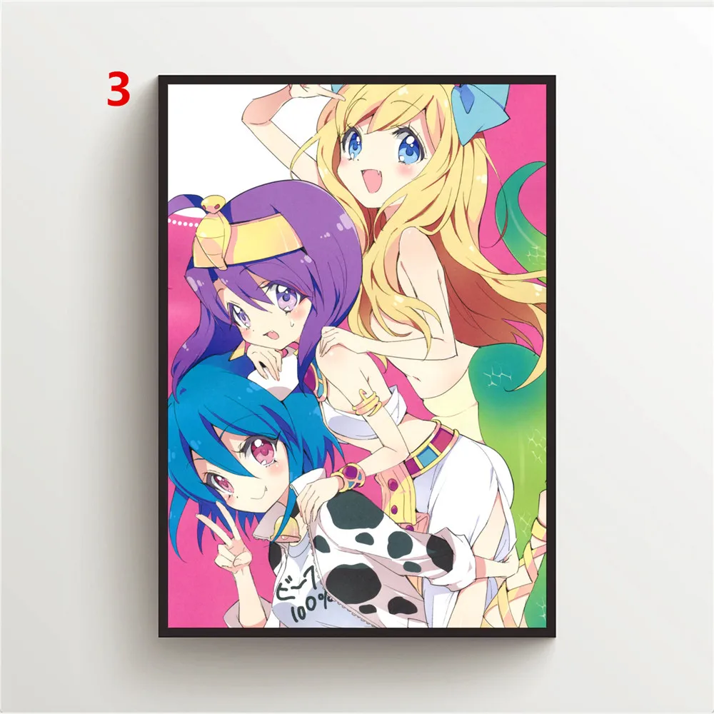 Dropkick no meu diabo! Anime arte pintura para casa decoração de jogos de  vídeo cartazes pintura em tela unframe - AliExpress