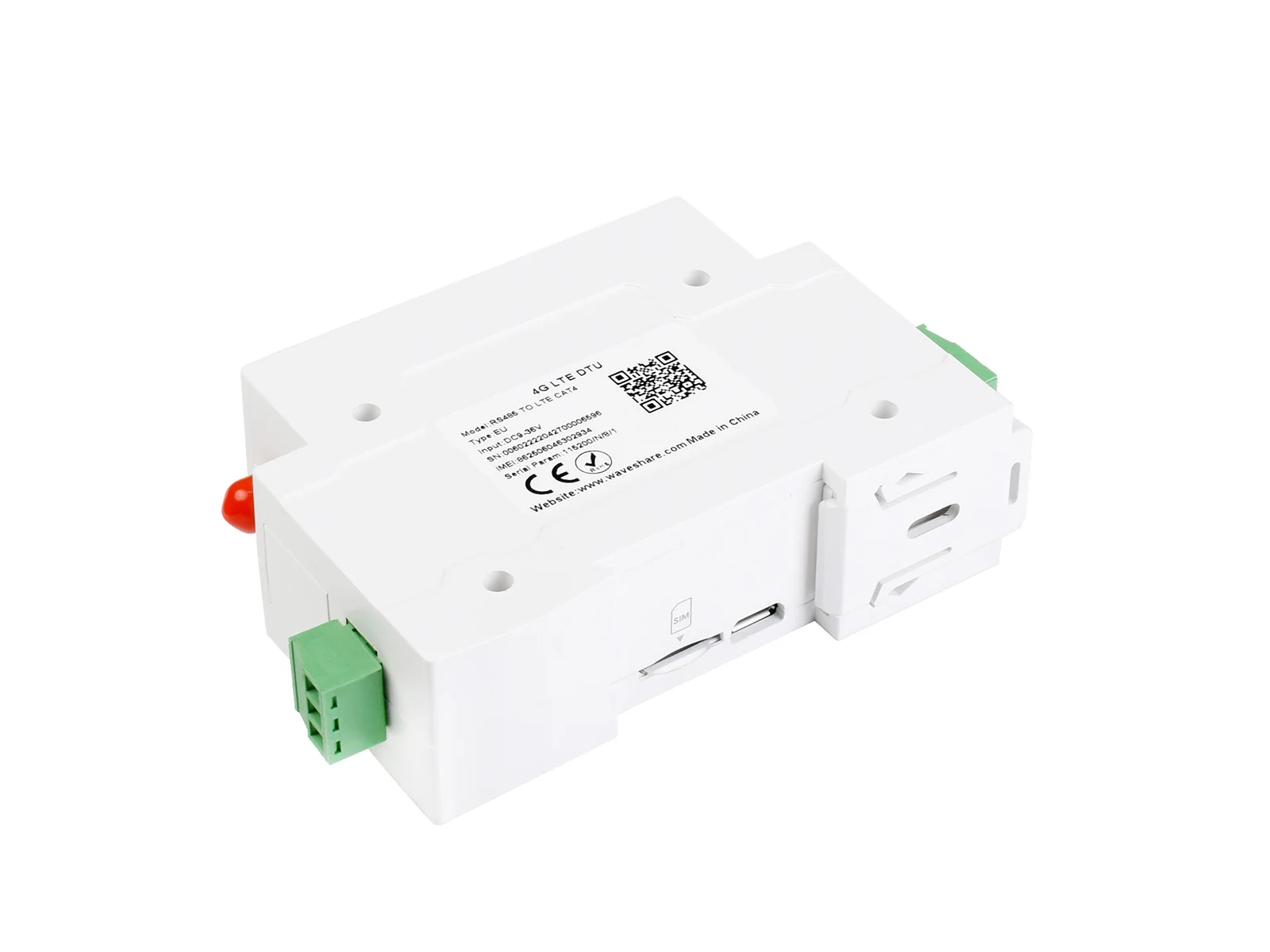 Industrial 4g Dtu Rs485 para Lte Cat4 Din Ferroviário-montagem para Emea Coreia Tailândia Índia Sudeste Asiático - Imagem 5