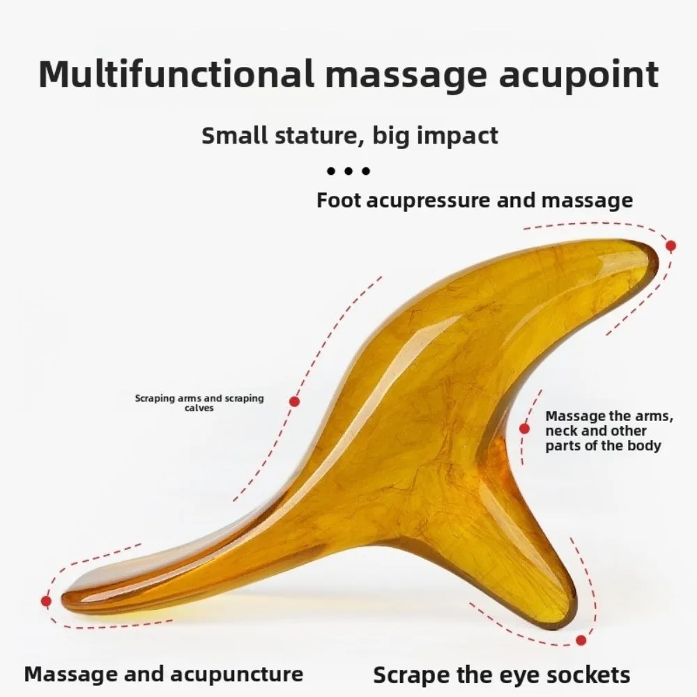 Gifts Triangle Amber Massager Facial Massager Beauty Tools Triangle Sparrow Foot Scraping Shiatsu Gua Sha Tool Foot Massager