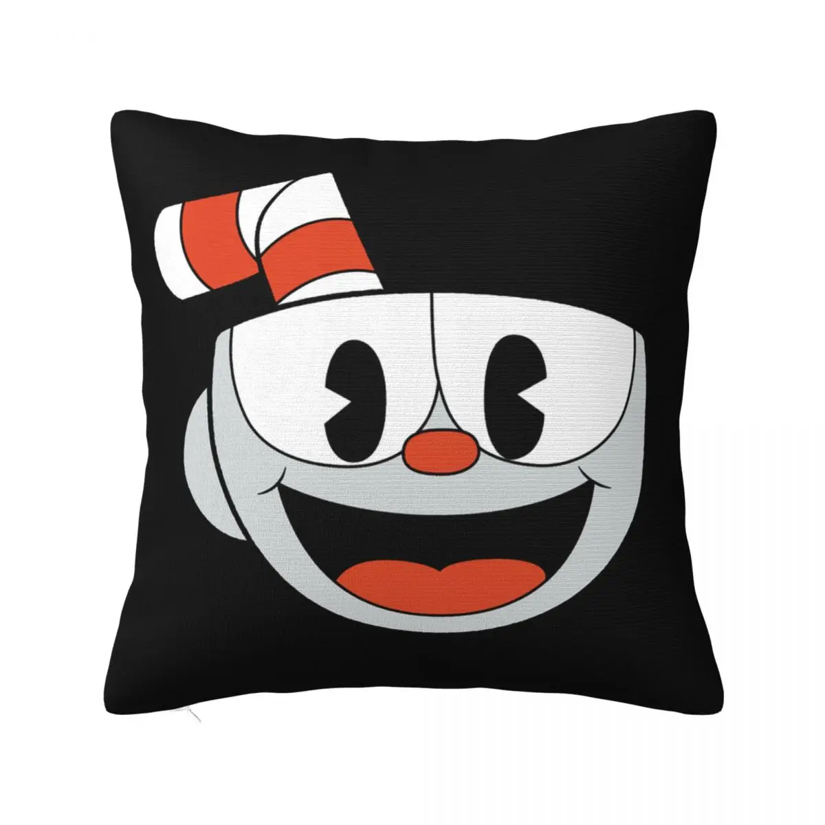 

Cupshot Cuphead Pillowcase Printed Fabric Cushion Cover Gift Throw Pillow Case Cover Bed Wholesale 45*45cm