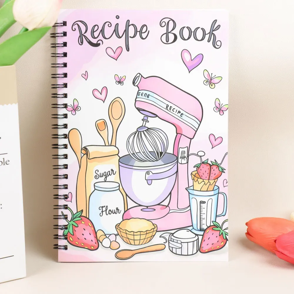Recipe Logbook: Empty Cookbook Planner for Meal Prep and Baking Beginners