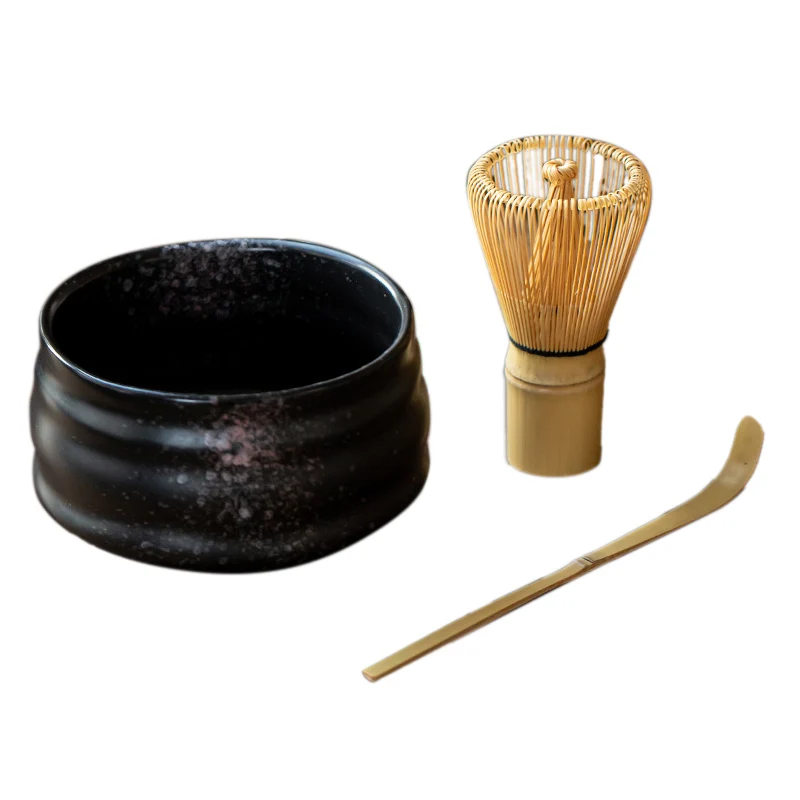 Tea Ceremony Matcha Ceramic Tea Bowl Bamboo Tea Scoop Matcha Whisk