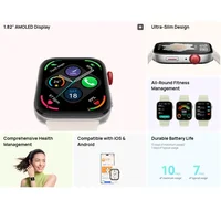 HUAWEI Watch FIT 3 Smartwatch,1.82-inch AMOLED Display, Bluetooth calling,Ultra-Slim Design,Durable Battery Life 2