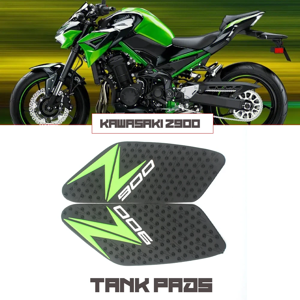 Motorcycle Anti slip Tank Pad 3M Side Gas Knee Grip Traction Pads Protector Sticker For Kawasaki Z900 Z 900 Z900B 2017 2018 2019