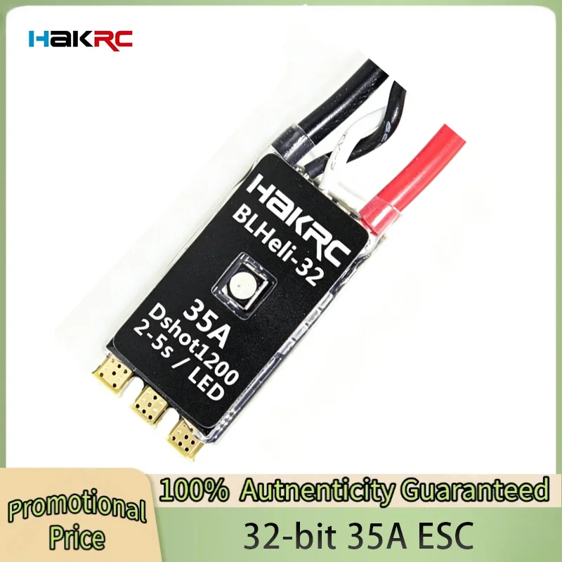 ESC ควบคุมโดรน 35A DShot1200 พร้อมไฟ LED สำหรับแข่ง RC