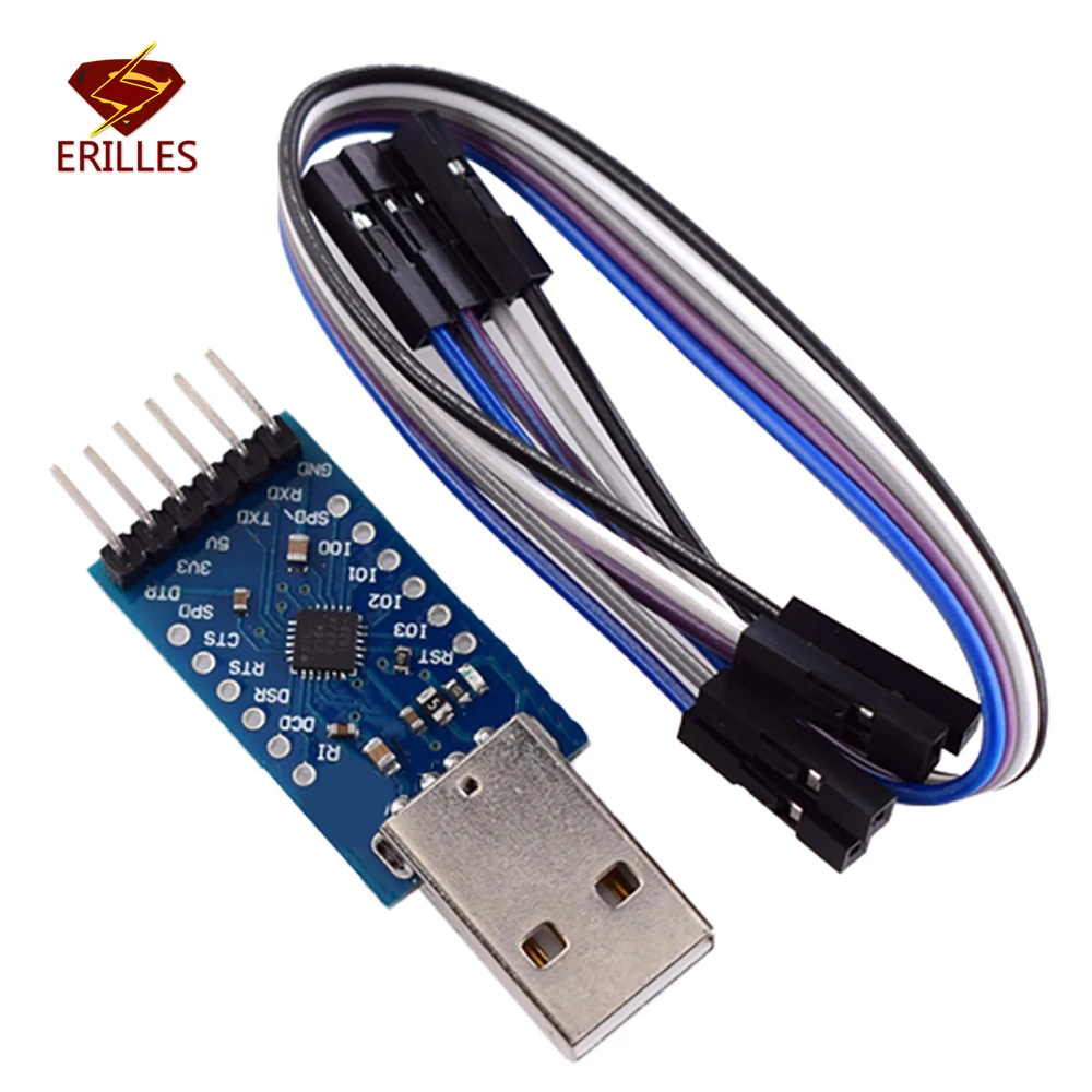 Cp2104 Modulo Da Usb A Ttl Da Usb A Porta Seriale Uart Stc Downloader Brush Wire Support Per Sistema Win 8/ 7/ Xp/ 2K/ Ce/ Linux/ Mac