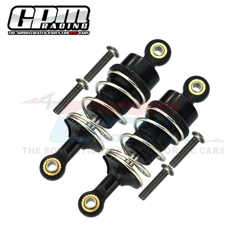 GPM Aluminum Damper Plate For Tamiya TT-02 - Front/Rear Upgrade Part (Blue)
