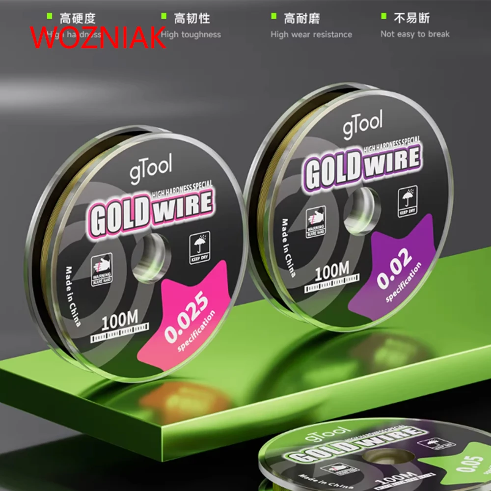 Gtool 다이아몬드 와이어 스크린 분리 절단 다이아몬드 와이어 수입 고경도 0.02 0.04 0.05 0.035 0.05MM 100m