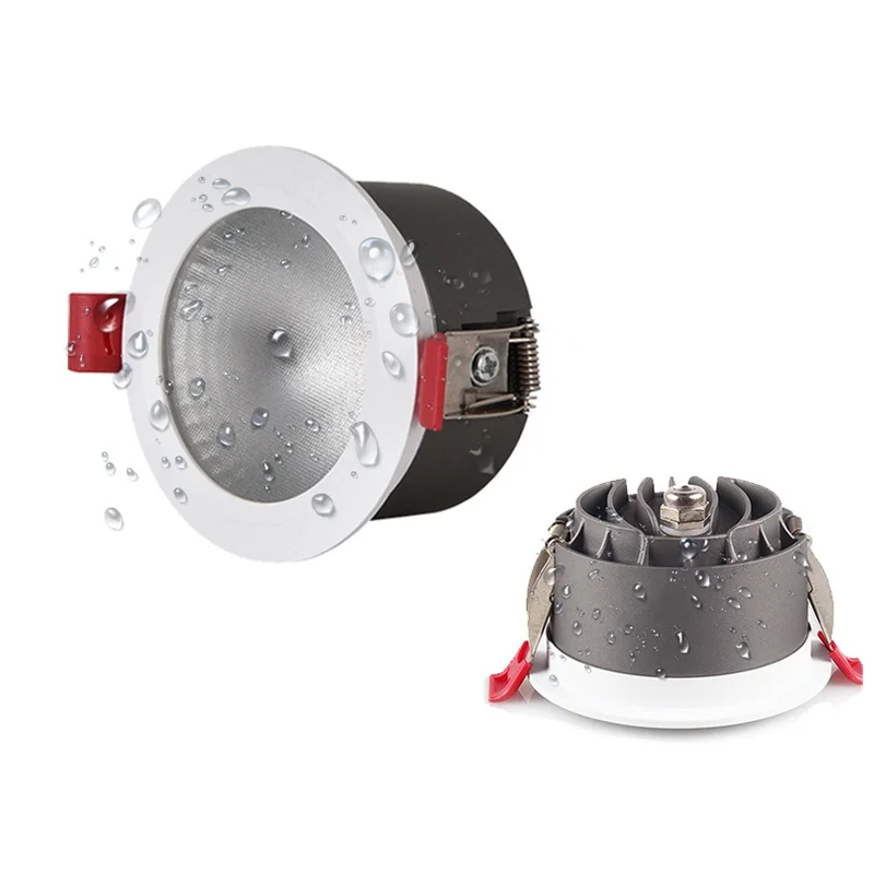 IP65 Waterproof COB Downlight 7W 12W 18W Aluminum Ceiling Spotlight AC85-265V with Driver For Toilet Bathroom Lighting