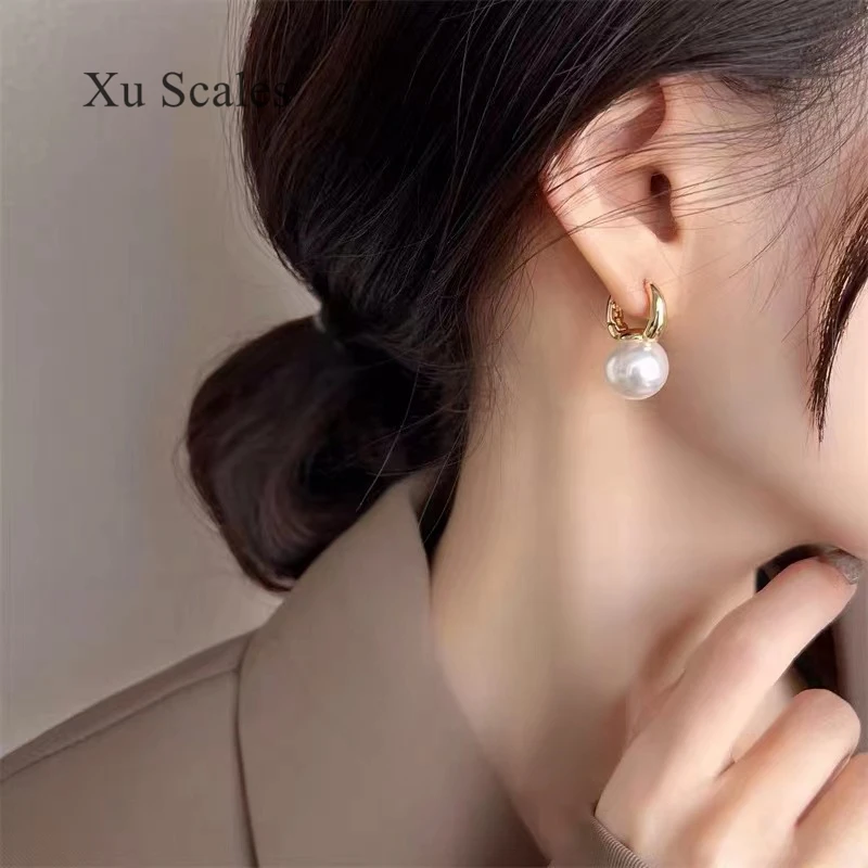 【HYERES LOR】25SS★ H Edit SIL (Y) Pearl Earrings 8mm FEUILLE de PERLE | ZARAH VOIGT