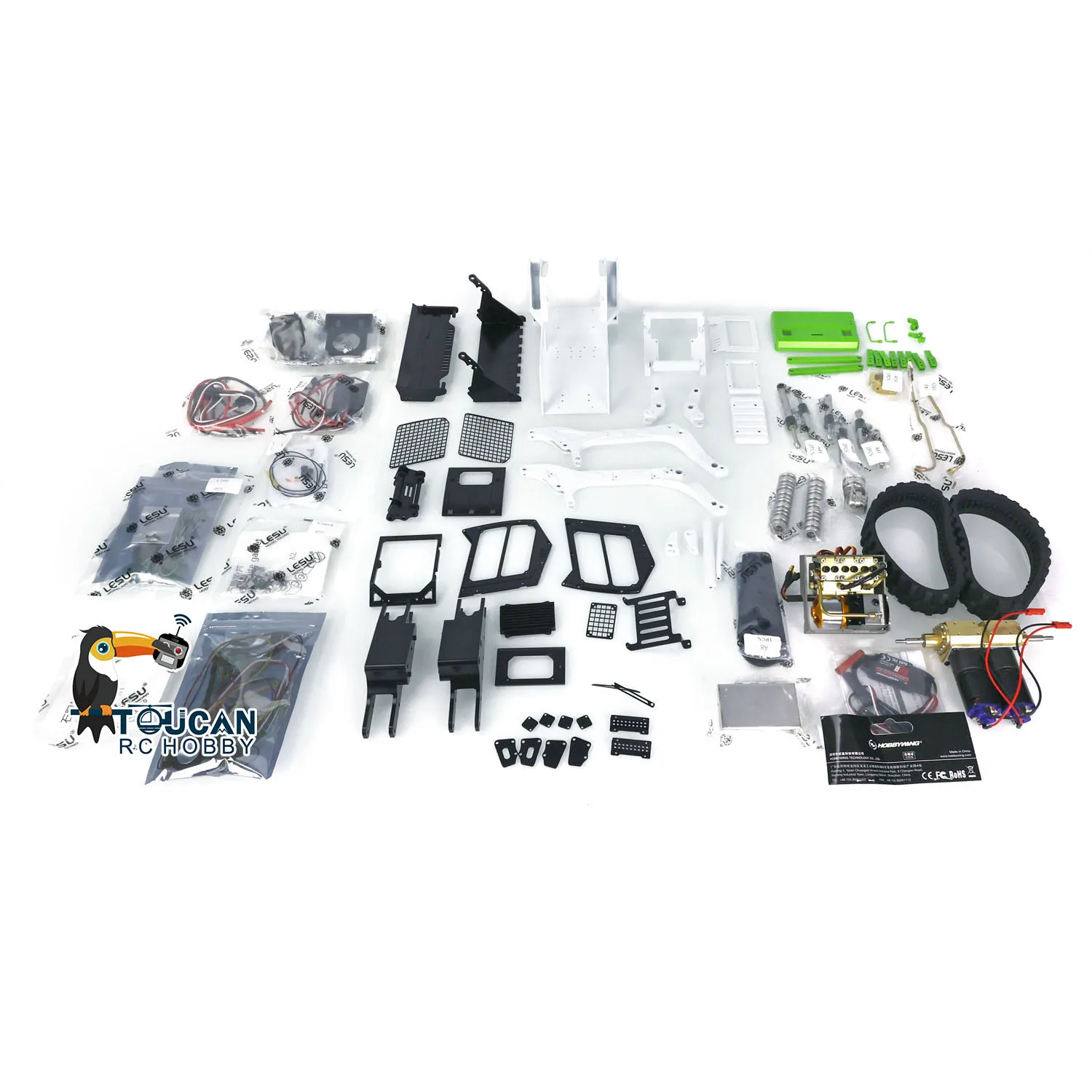 LESU Aoue LT5 RC Hydraulic Loader Painted KIT 1/14 Scale Skid-Steer Tracked Car Construction Vehicle Light Sound Model THZH1352 4